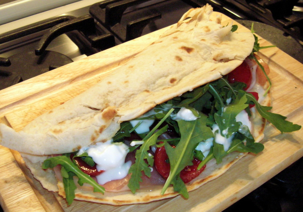 Chiosco Maria Pavirani, Cesena - piadina rucola squaquerone pomodori