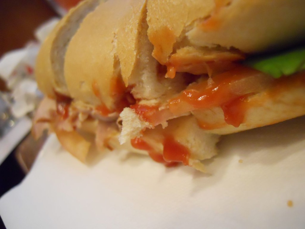Pepen, Parma - panino arrosto di maiale pomodoro lattuga