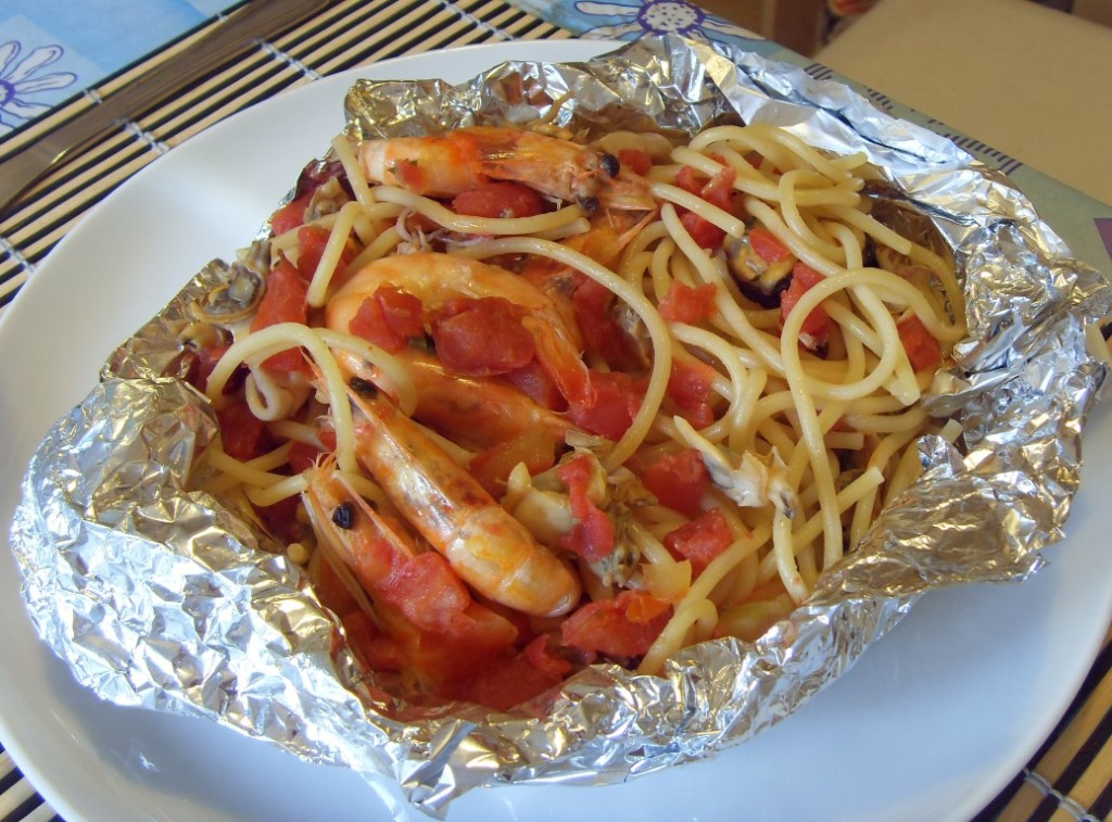 Bellini , Napoli - Spaghetti al cartoccio