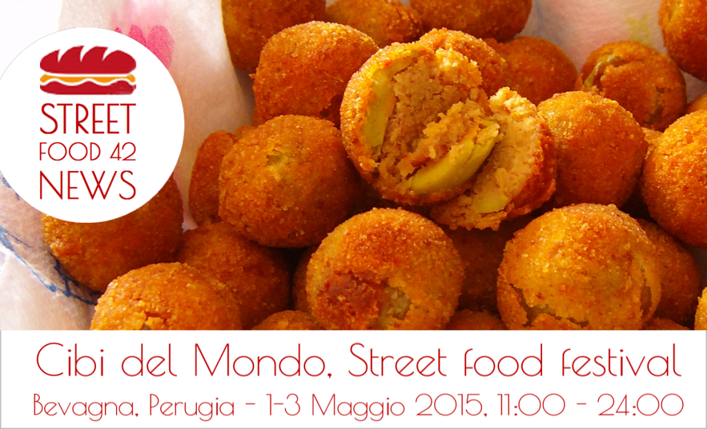 Street food Bevagna, Perugia: festival cibo di strada 1-3 Mag 2015