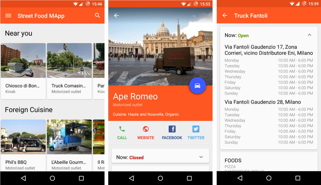 Street food MApp, l'app Android per il cibo di strada a Milano