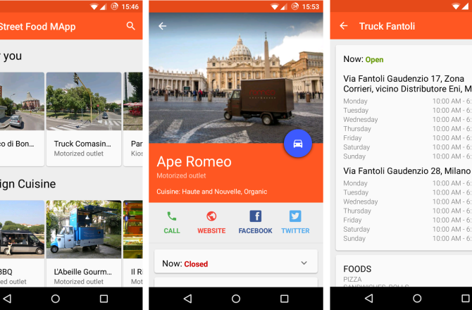 Street food MApp, l’app Android per il cibo di strada a Milano