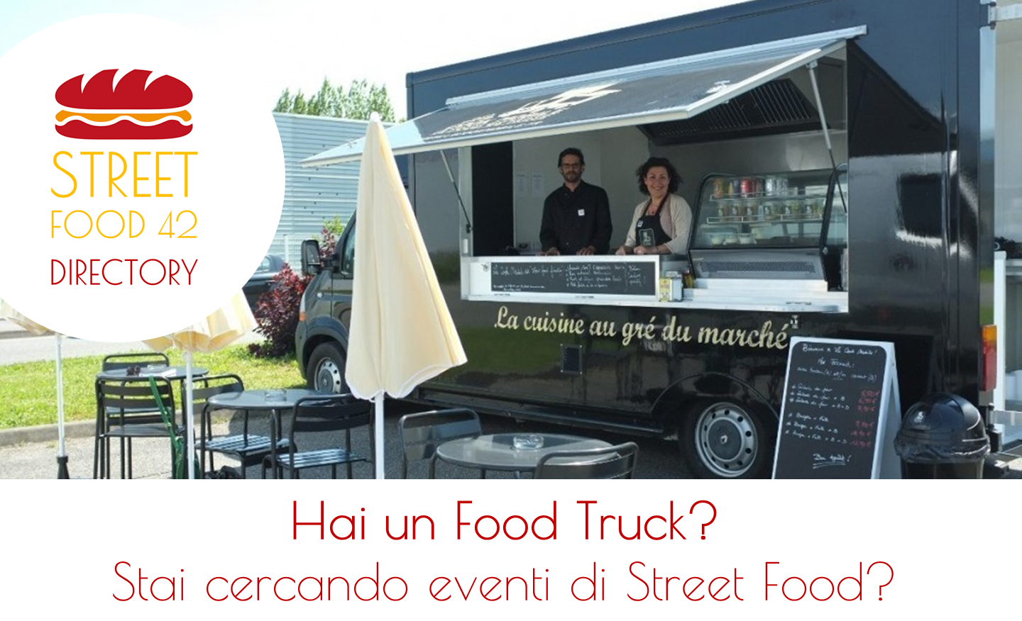 Hai un Food Truck e cerchi eventi di Street Food? Inserisci qui i tuoi dati